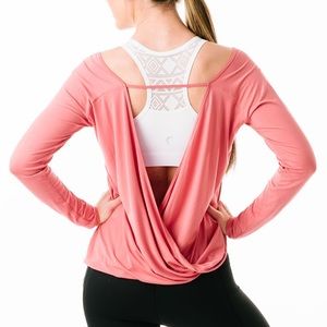 Light Brick Namaste Long Sleeve T